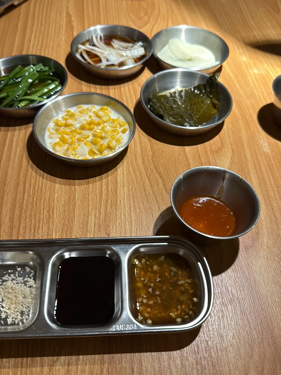 小菜与蘸酱